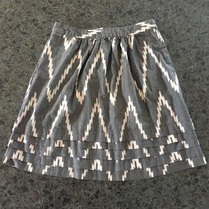 Boho, Pleated Skirt by the Limited, Size Small